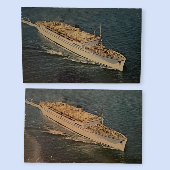 SS LURLINE - MATSON LINES LUXURY LINER “Original Postcards” - Picture 1 of 6